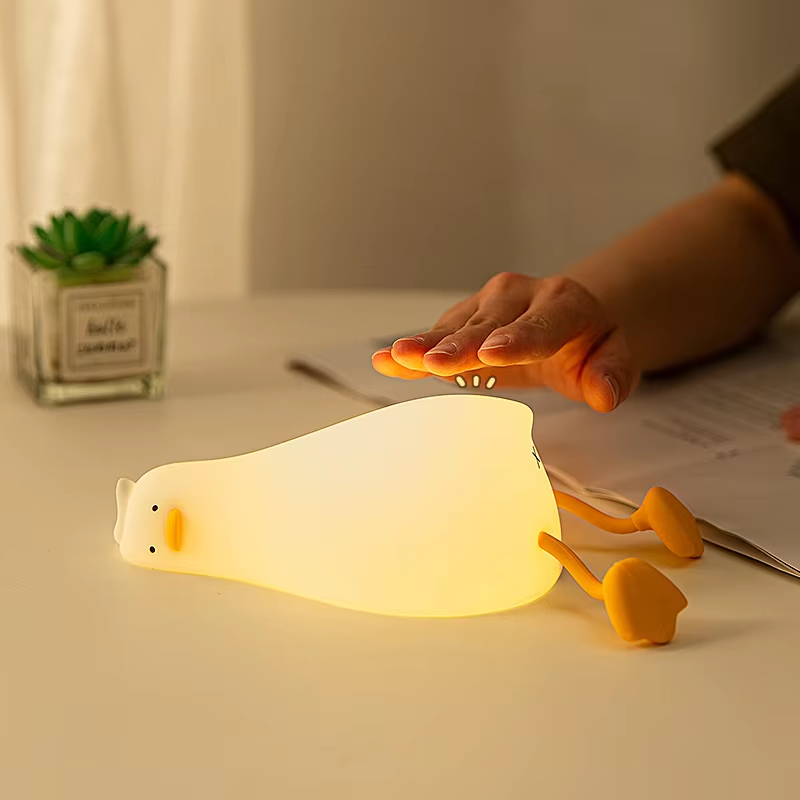 Floating Nightstand With Led Light - Duck Rechargeable LED Night Light Pat