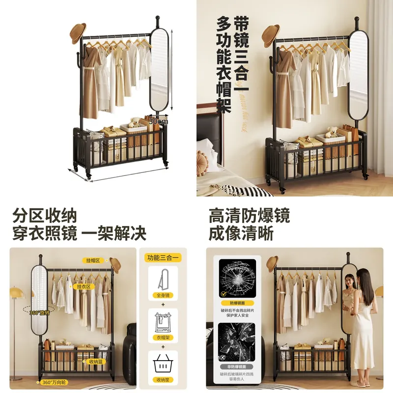 Floor to Ceiling Coat Rack wit - Storage ulasan dan harga