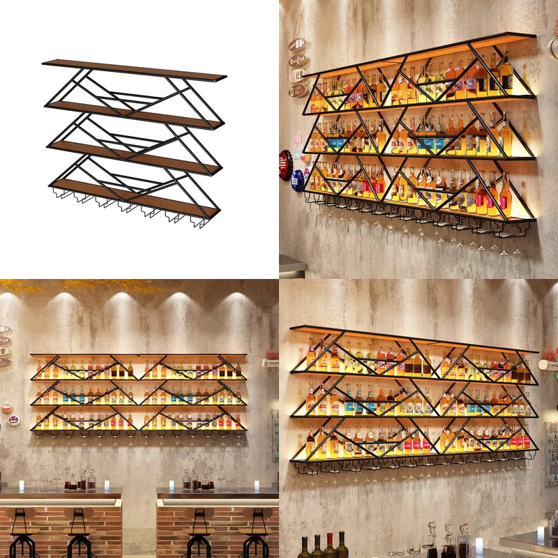 Wall Mounted Wine Rack Wrought - Storage ulasan dan harga