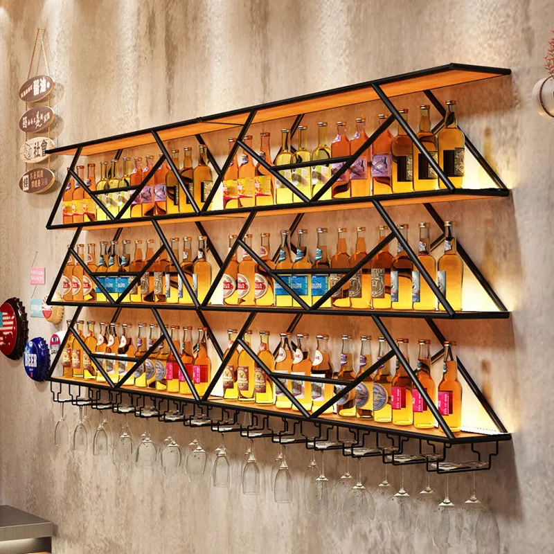 Wall Mounted Wine Rack Wrought - Storage ulasan dan harga