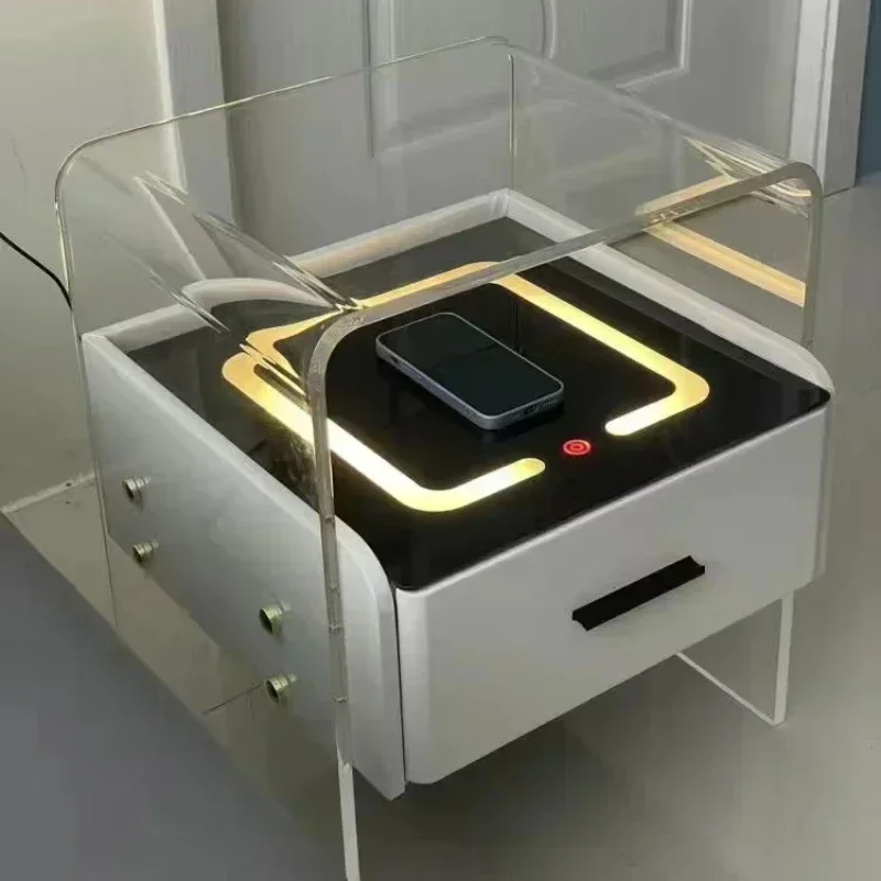 # Acrylic Bedside Tables Night - Floating Nightstand With Led Light ulasan dan harga