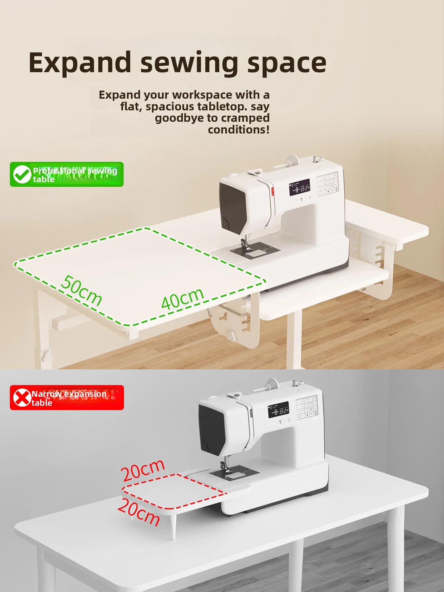 Adjustable Sewing Table for Ho - Tables ulasan dan harga