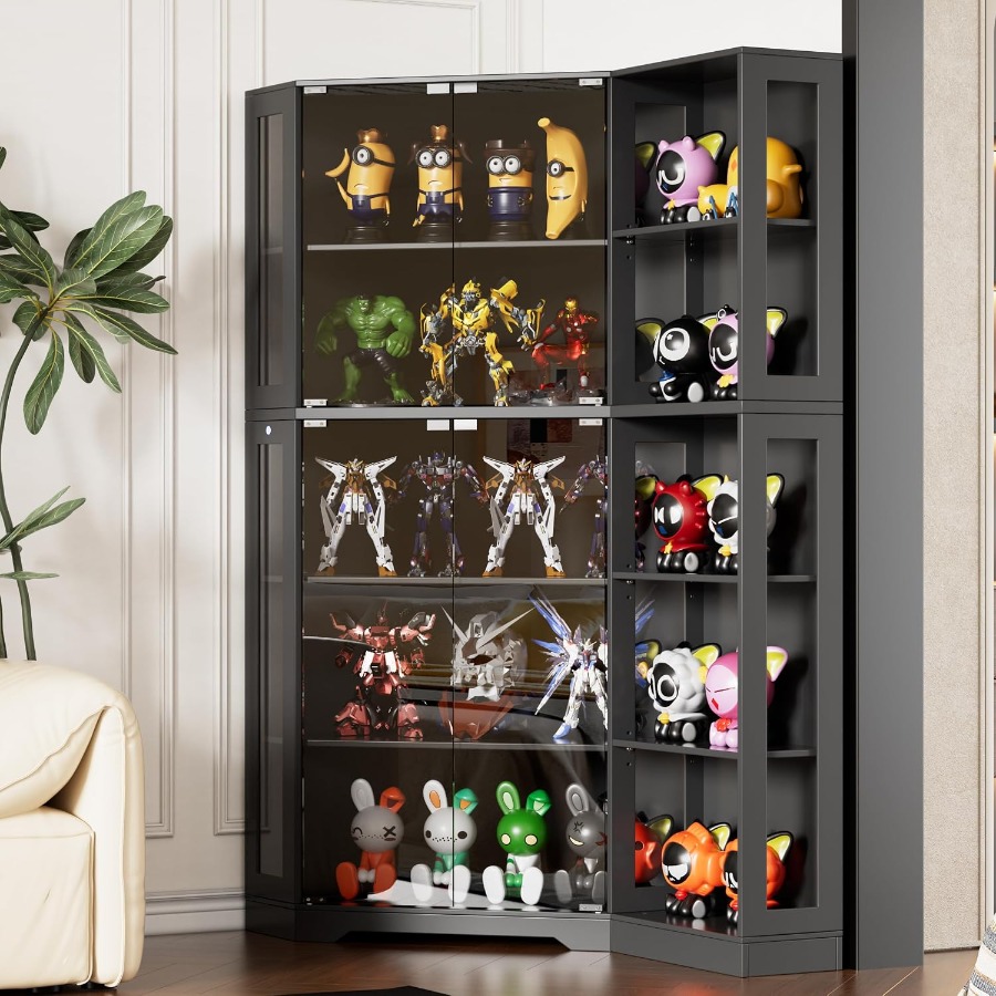 Corner display curio cabinet w - Storage ulasan dan harga