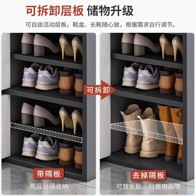 Simple Multi-layer Dustproof S - Shoe Rack Cabinet Narrow Entryway ulasan dan harga