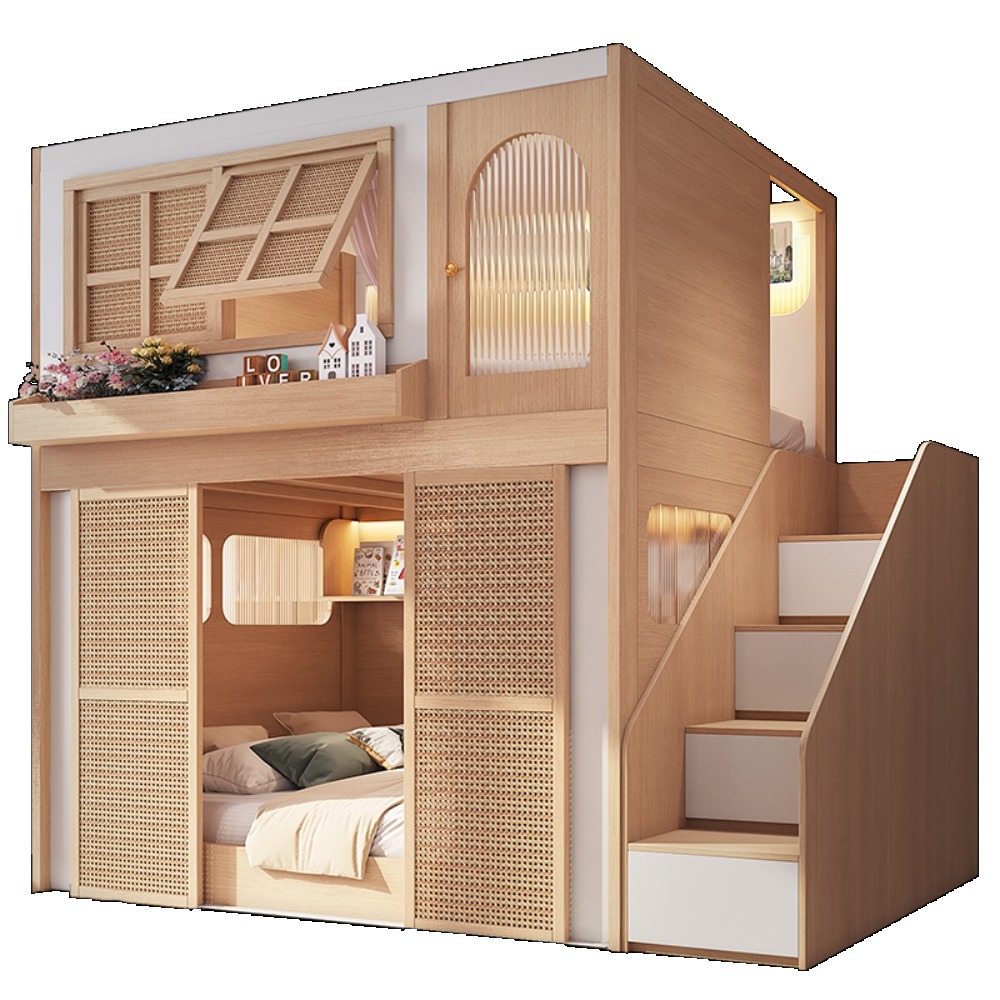 Bunk Bed with Separate Privacy - Bunk Bed With Stairs And Slide ulasan dan harga