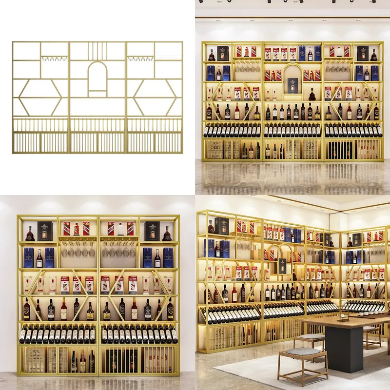 Modern Wrought Iron Floor to C - Storage ulasan dan harga