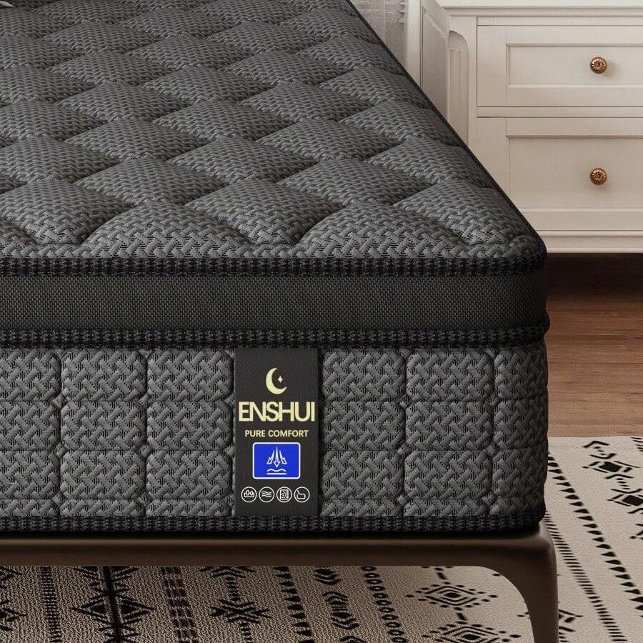 12/14 Inch Hybrid Mattress Twi - Memory Foam Mattress In A Box Queen ulasan dan harga